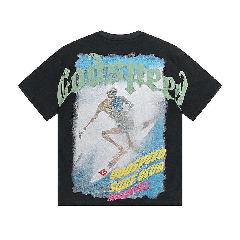 Godspeed Surf Club Maldives Graphic T-Shirt ¡ª back