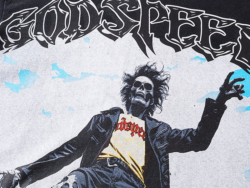 Godspeed Washed Rock Graphic T-Shirt ¡ª detail