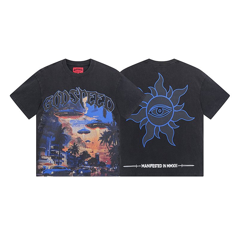 Godspeed UFO Eye-Sun Graphic T-Shirt ¡ª hero