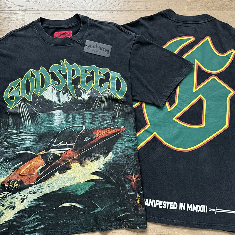 Godspeed Washed Rock Graphic T-Shirt ¡ª comparison
