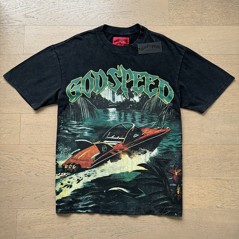 Godspeed Washed Rock Graphic T-Shirt ¡ª hero