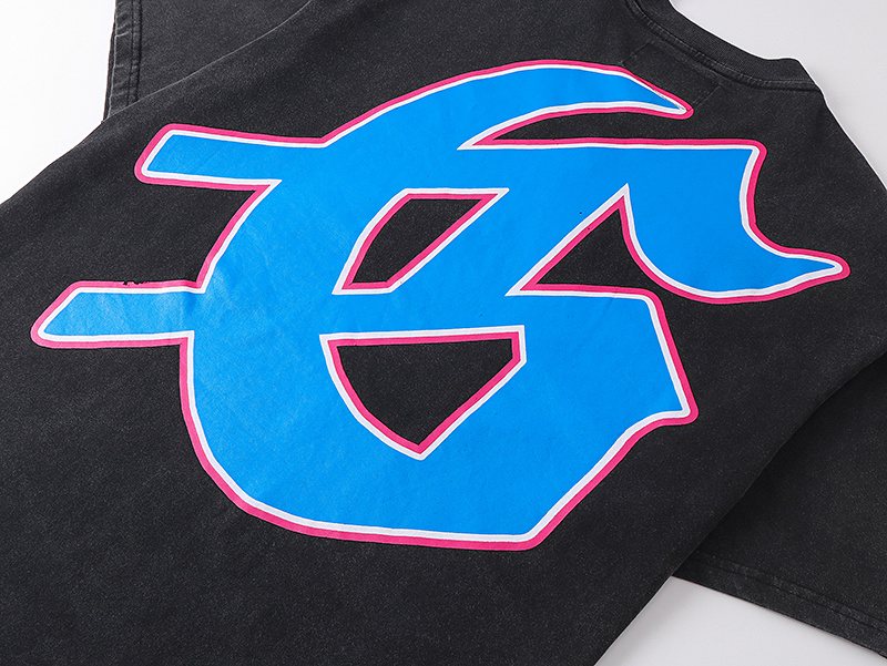 Godspeed Washed Black Rock Graphic T-Shirt ¡ª detail