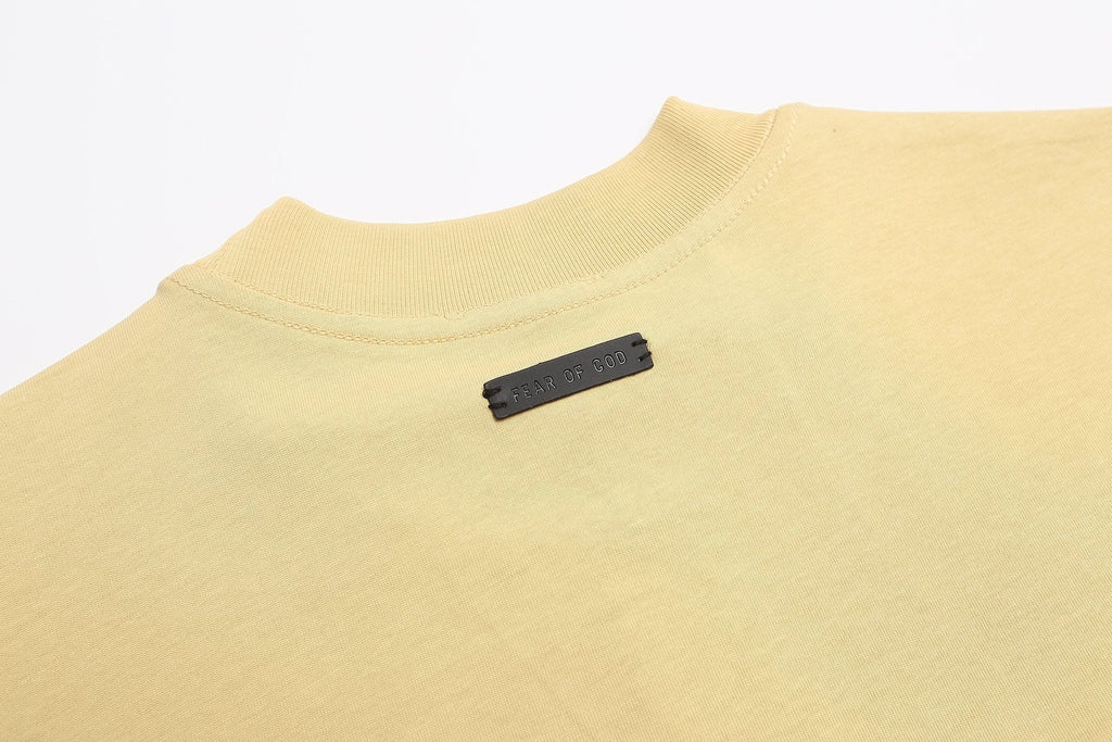 FEAR OF GOD Don¡¯t Buy Where You Can¡¯t Work Short-Sleeve T-Shirt ¡ª neck_label
