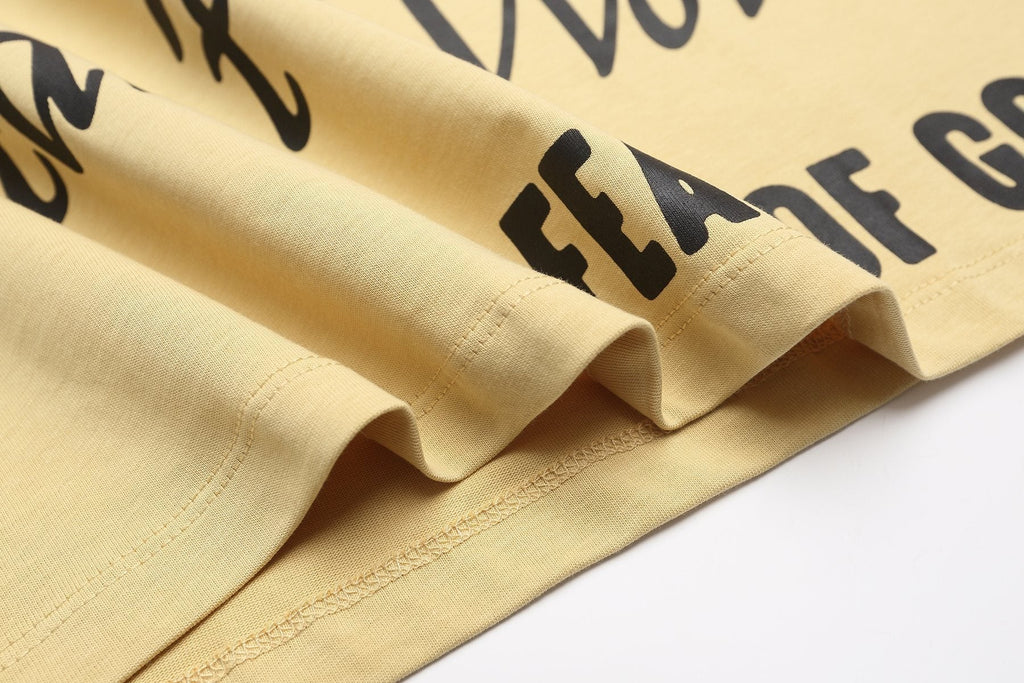 FEAR OF GOD Don¡¯t Buy Where You Can¡¯t Work Short-Sleeve T-Shirt ¡ª detail
