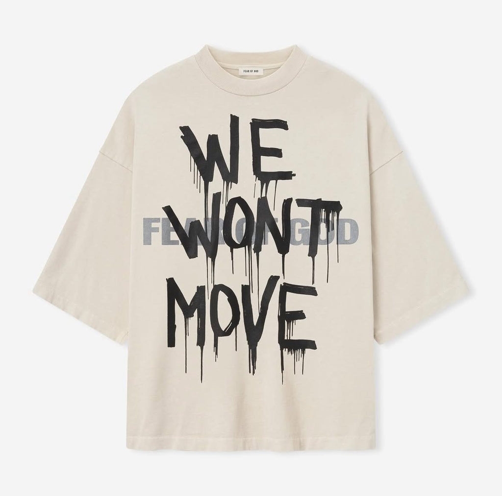 Fear of God Beige Graphic T-Shirt ¡ª hero