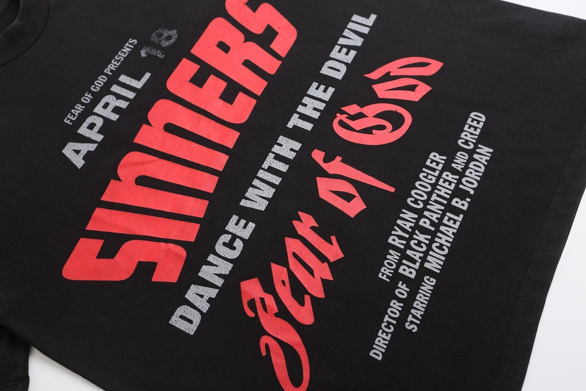 Fear of God Sinners Dance With the Devil Graphic T-Shirt ¡ª detail