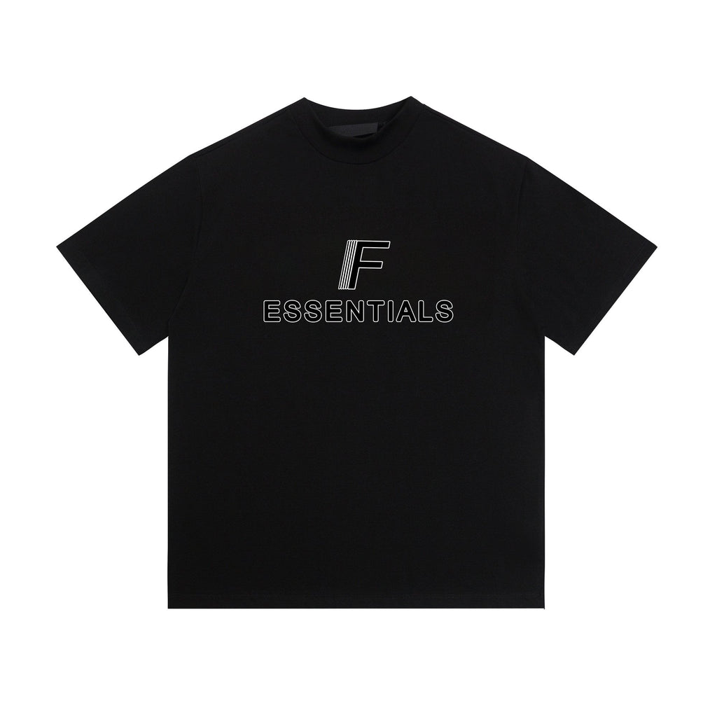 ESSENTIALS F-Letter Embroidered Graphic T-Shirt ¡ª hero
