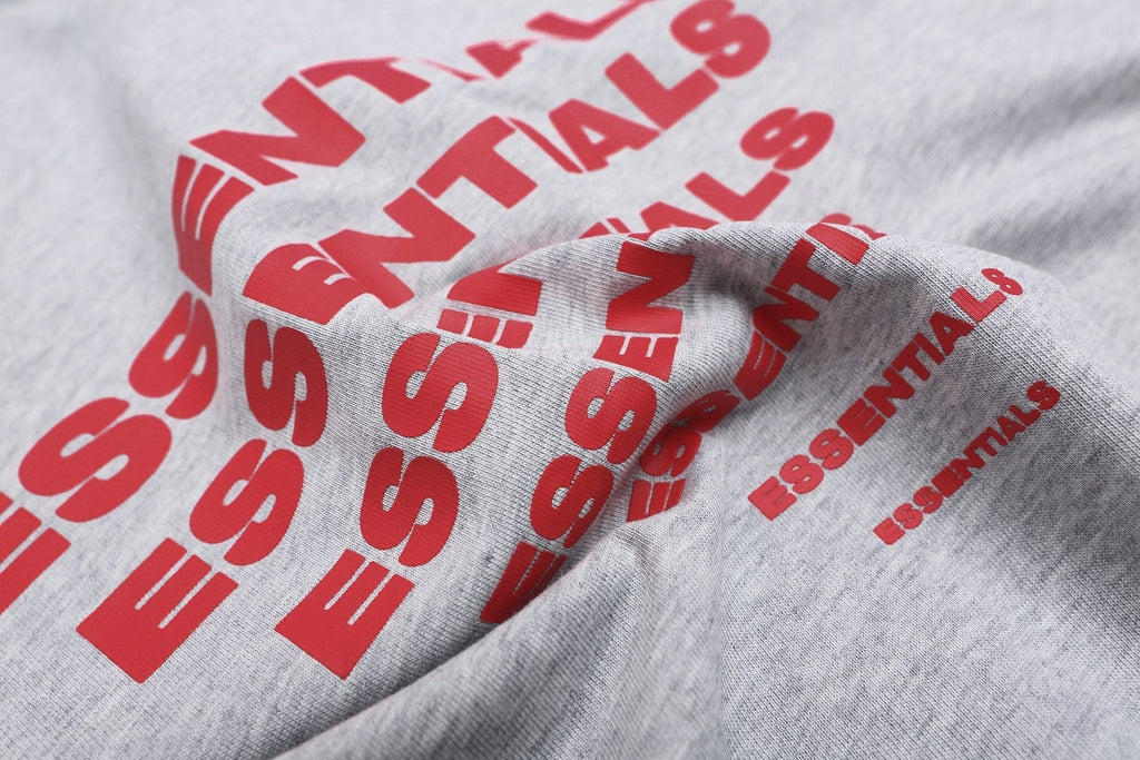 ESSENTIALS Repeated Graphic Short-Sleeve T-Shirt ¡ª detail
