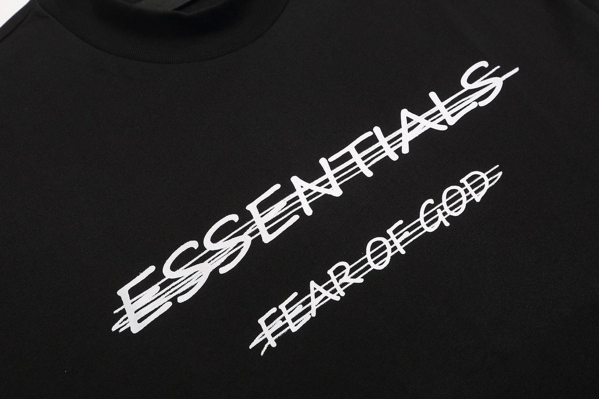 ESSENTIALS Painted Graphic Short-Sleeve T-Shirt ¡ª detail