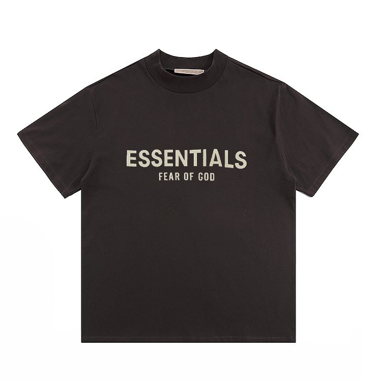 ESSENTIALS Flocked Logo Short-Sleeve T-Shirt ¡ª hero