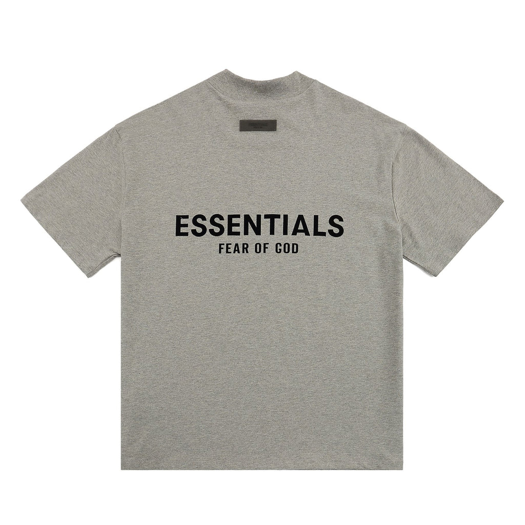 ESSENTIALS Flocked Logo Graphic T-Shirt ¡ª back