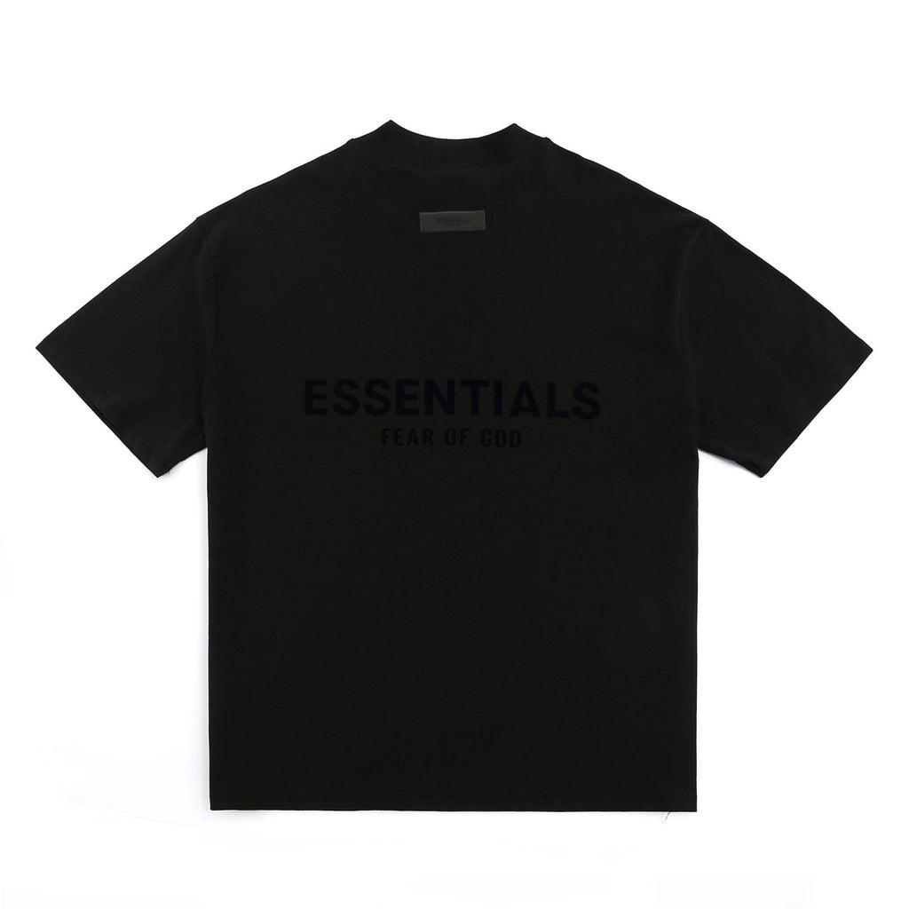 ESSENTIALS Flocked Logo Graphic T-Shirt ¡ª back