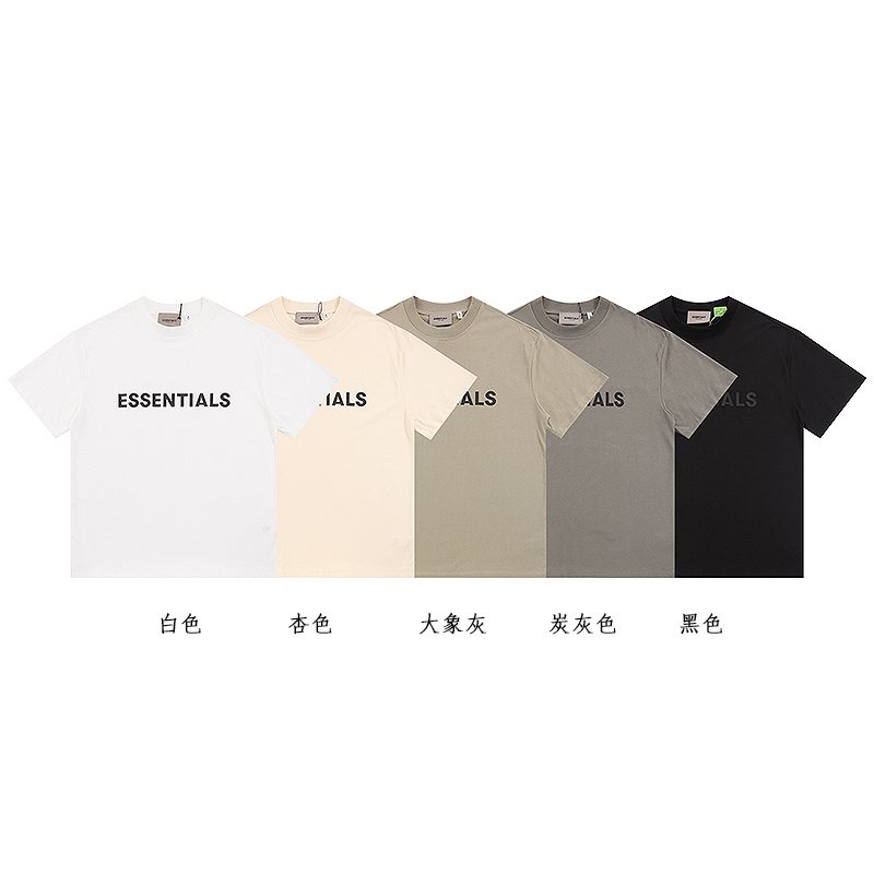ESSENTIALS Front Wordmark Short-Sleeve T-Shirt ¡ª comparison