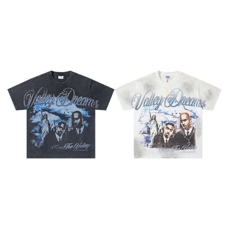 VALE USA Valley Dreams Rhinestone Graphic T-Shirt ¡ª comparison