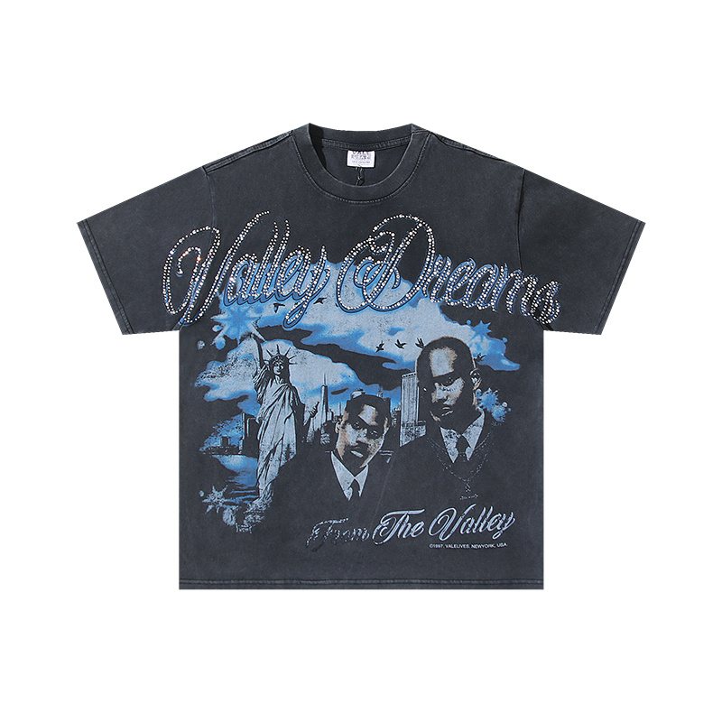 VALE USA Valley Dreams Rhinestone Graphic T-Shirt ¡ª hero