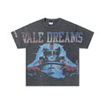 VALE USA Rhinestone Football Graphic Washed T-Shirt ¡ª hero