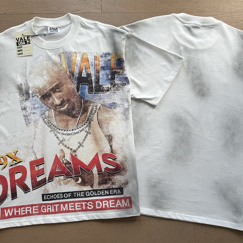 VALE USA Golden Era Washed Graphic T-Shirt ¡ª context