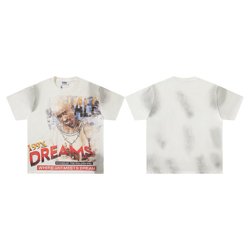 VALE USA Golden Era Washed Graphic T-Shirt ¡ª front