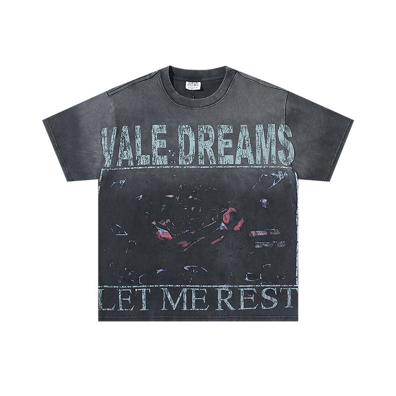 VALE USA Let Me Rest Washed Graphic T-Shirt ¡ª hero