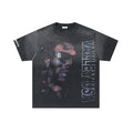 VALE USA Washed Black Portrait Graphic T-Shirt ¡ª hero