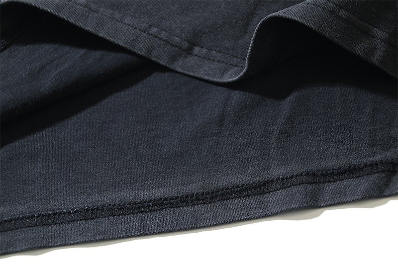 VALE USA All Glory Fades Washed Black Graphic T-Shirt ¡ª detail
