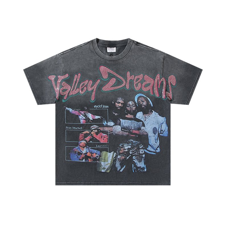 VALE USA Rhinestone Graphic T-Shirt ¡ª hero