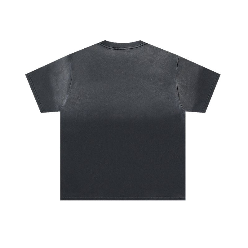 VALE USA Washed Black Graphic T-Shirt ¡ª back