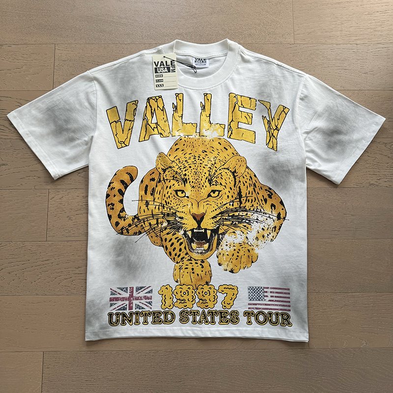 VALE USA Leopard Tour Graphic T-Shirt ¡ª front