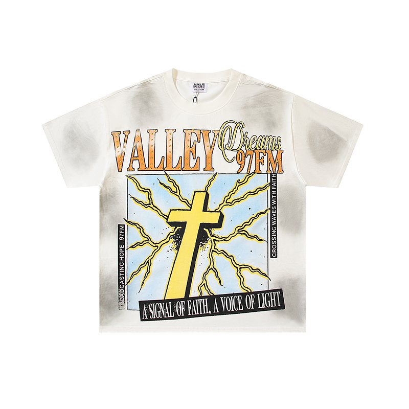 VALE USA Dreams Cross Rhinestone Graphic T-Shirt ¡ª hero