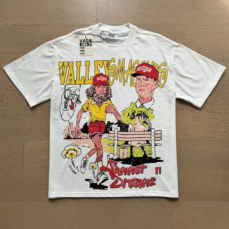 VALE USA Washed Front Graphic Short-Sleeve T-Shirt ¡ª front