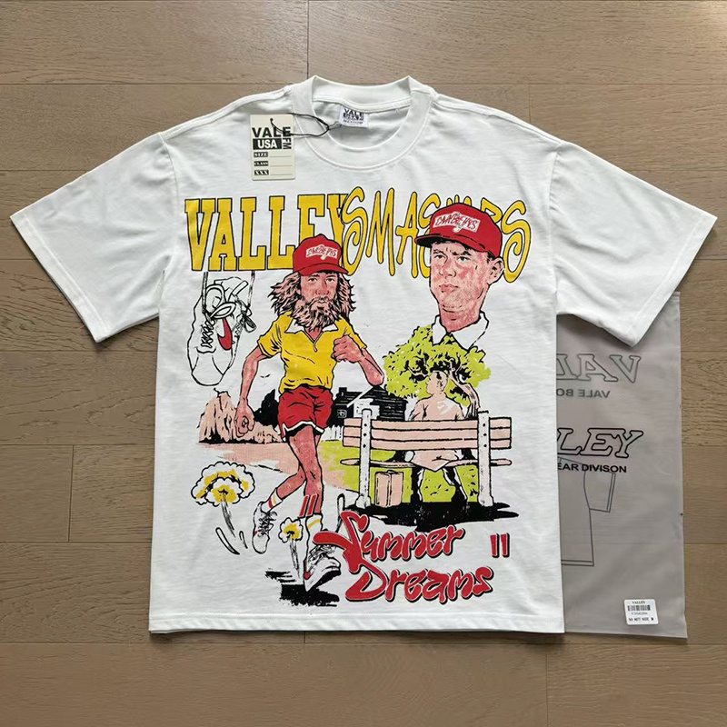 VALE USA Washed Front Graphic Short-Sleeve T-Shirt ¡ª context