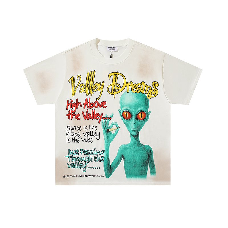 VALE USA Rhinestone Washed Graphic T-Shirt ¡ª hero