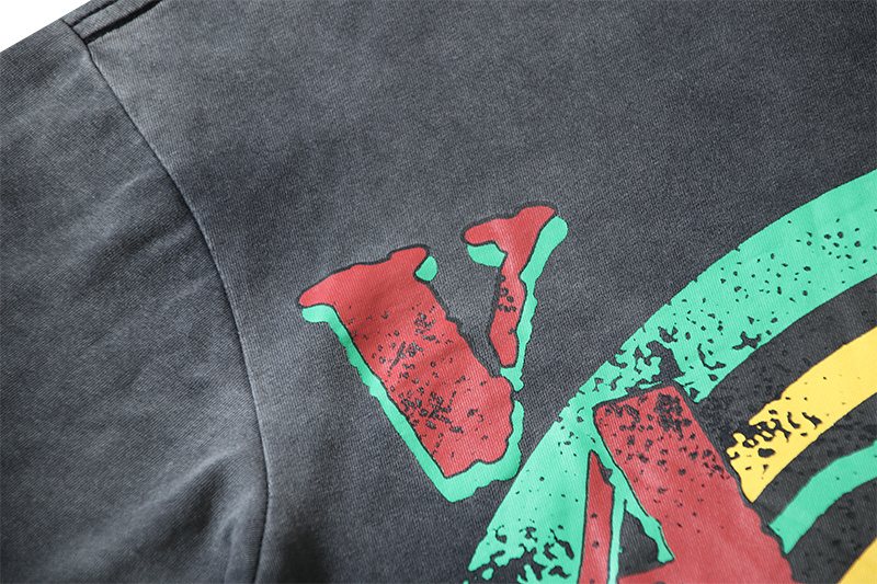 VALE USA Washed Lives Dreams Graphic T-Shirt ¡ª detail