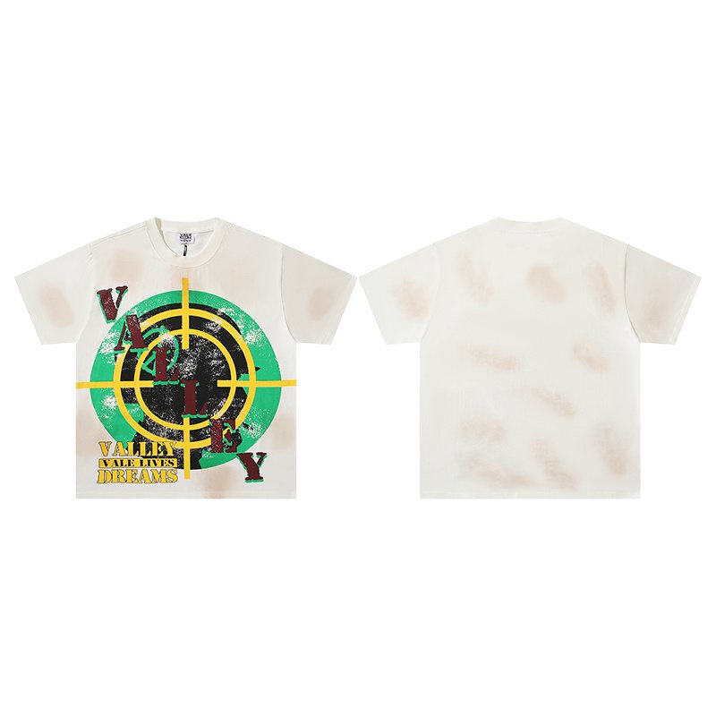 VALE USA Washed Lives Dreams Graphic T-Shirt ¡ª front