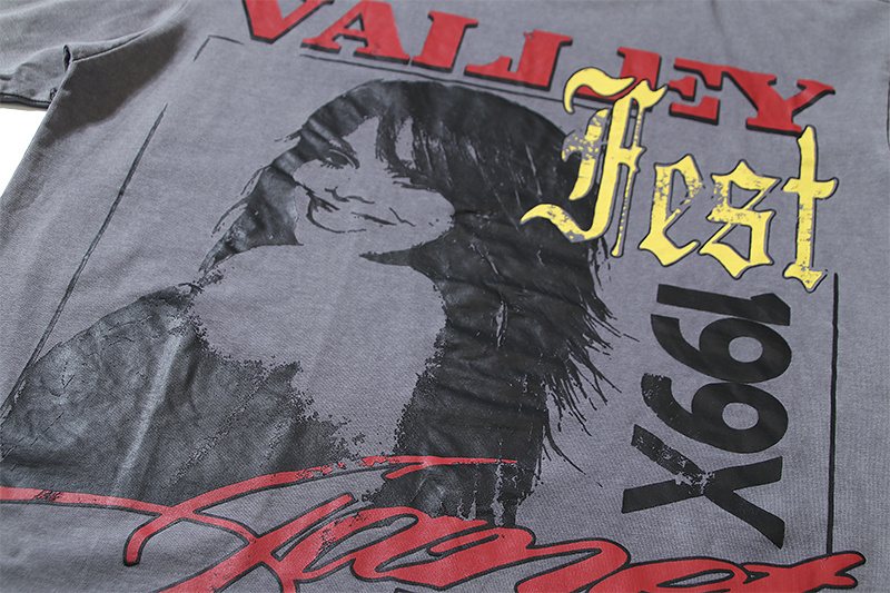VALE USA Janet Jackson Festival Graphic T-Shirt ¡ª detail