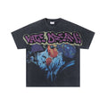 VALE USA Washed Black Rhinestone Graphic T-Shirt ¡ª hero