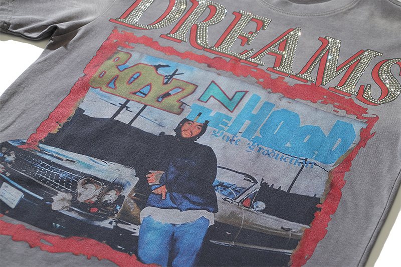 VALE USA Dreams Boyz N The Hood Graphic T-Shirt ¡ª detail