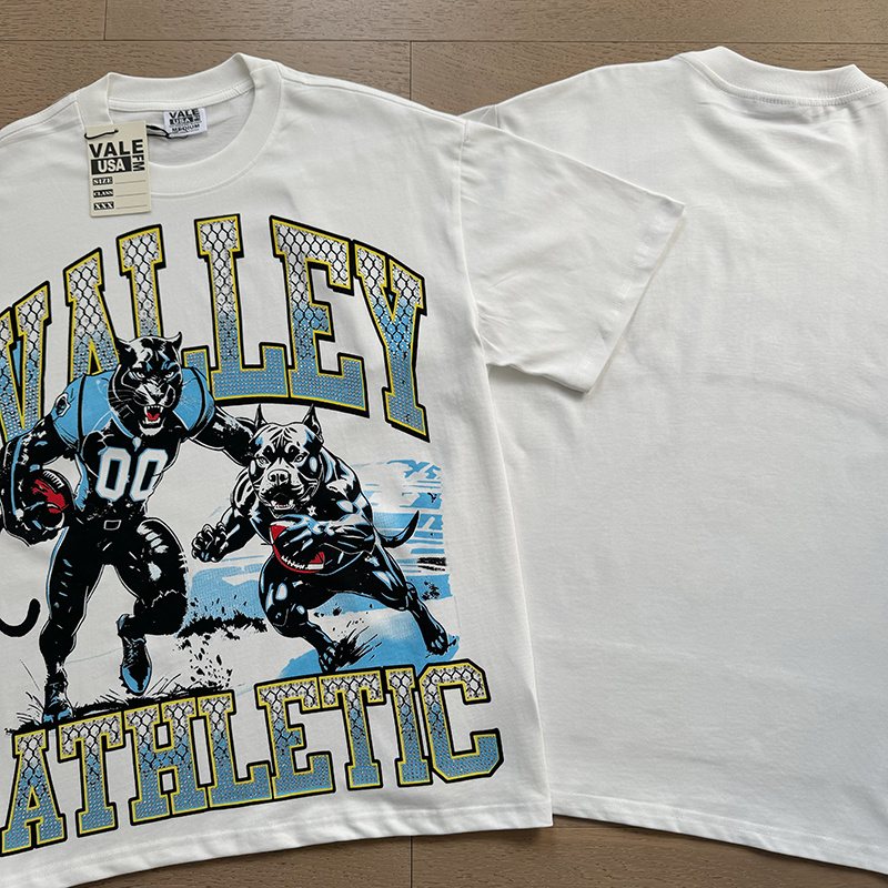 VALE USA Athletic Crest Rhinestone Graphic T-Shirt ¡ª context