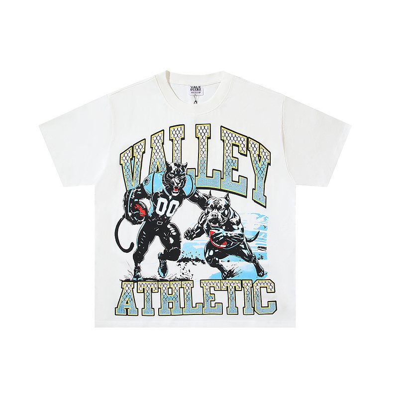 VALE USA Athletic Crest Rhinestone Graphic T-Shirt ¡ª hero