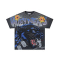VALE USA Washed Black Panther Graphic T-Shirt ¡ª hero