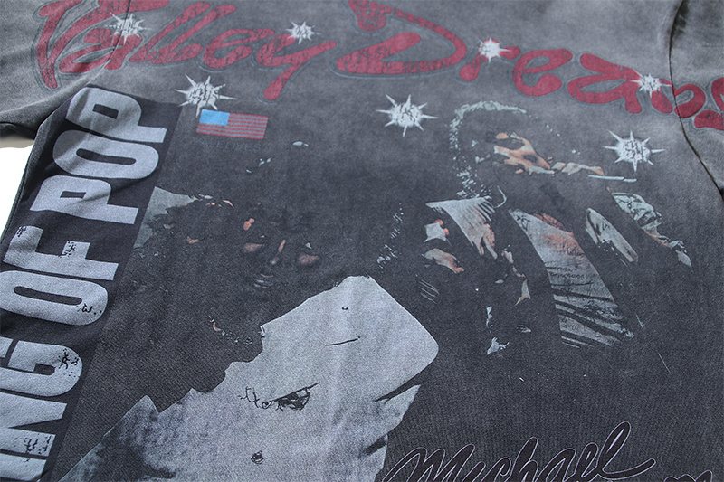 VALE USA King of Pop Graphic T-Shirt ¡ª detail
