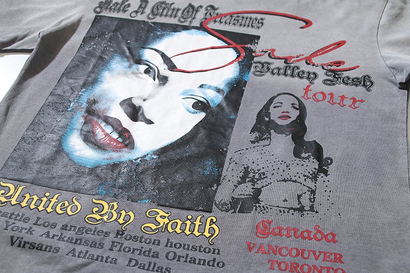 VALE USA Sade United By Faith Graphic T-Shirt ¡ª detail