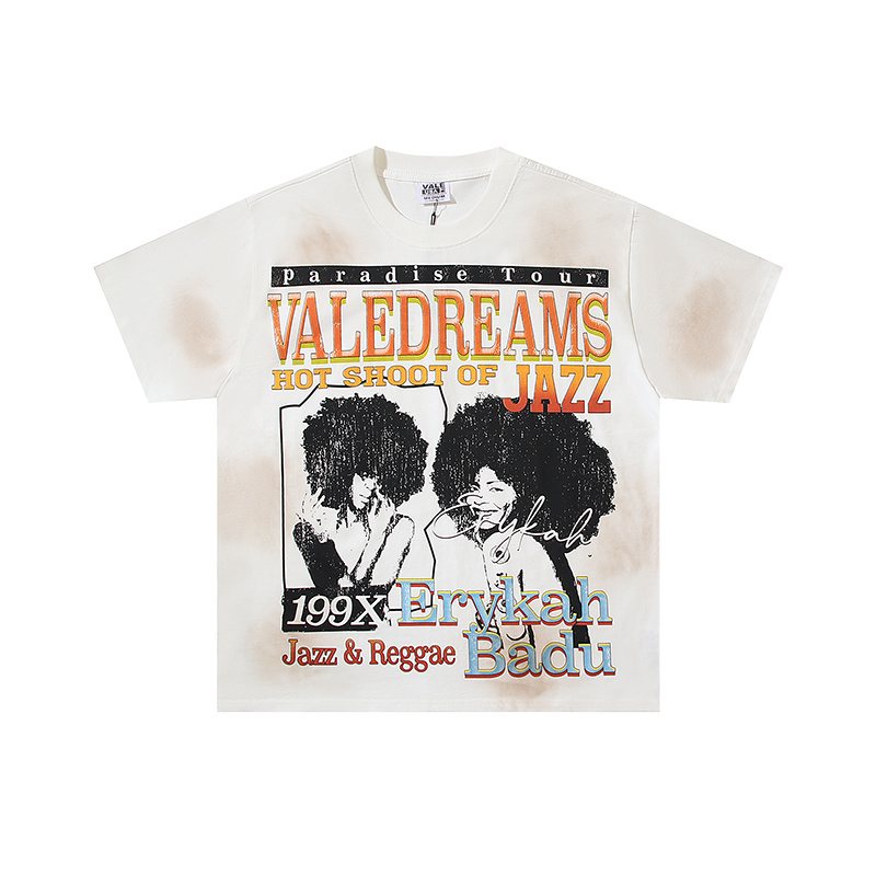VALE USA Jazz Portrait Graphic Short-Sleeve T-Shirt ¡ª hero