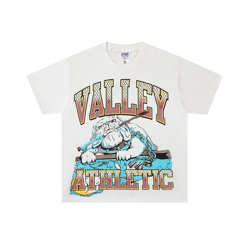 VALE USA Athletic Rhinestone Graphic T-Shirt ¡ª hero