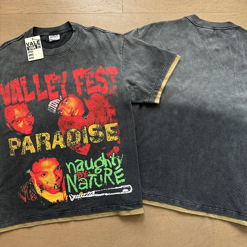 VALE USA Paradise Nature Washed Graphic T-Shirt ¡ª context
