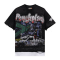 Rough Play Pink Police Car Rhinestone Short-Sleeve T-Shirt ¡ª hero