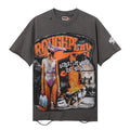 Rough Play Bunny Car Rhinestone Distressed T-Shirt ¡ª hero