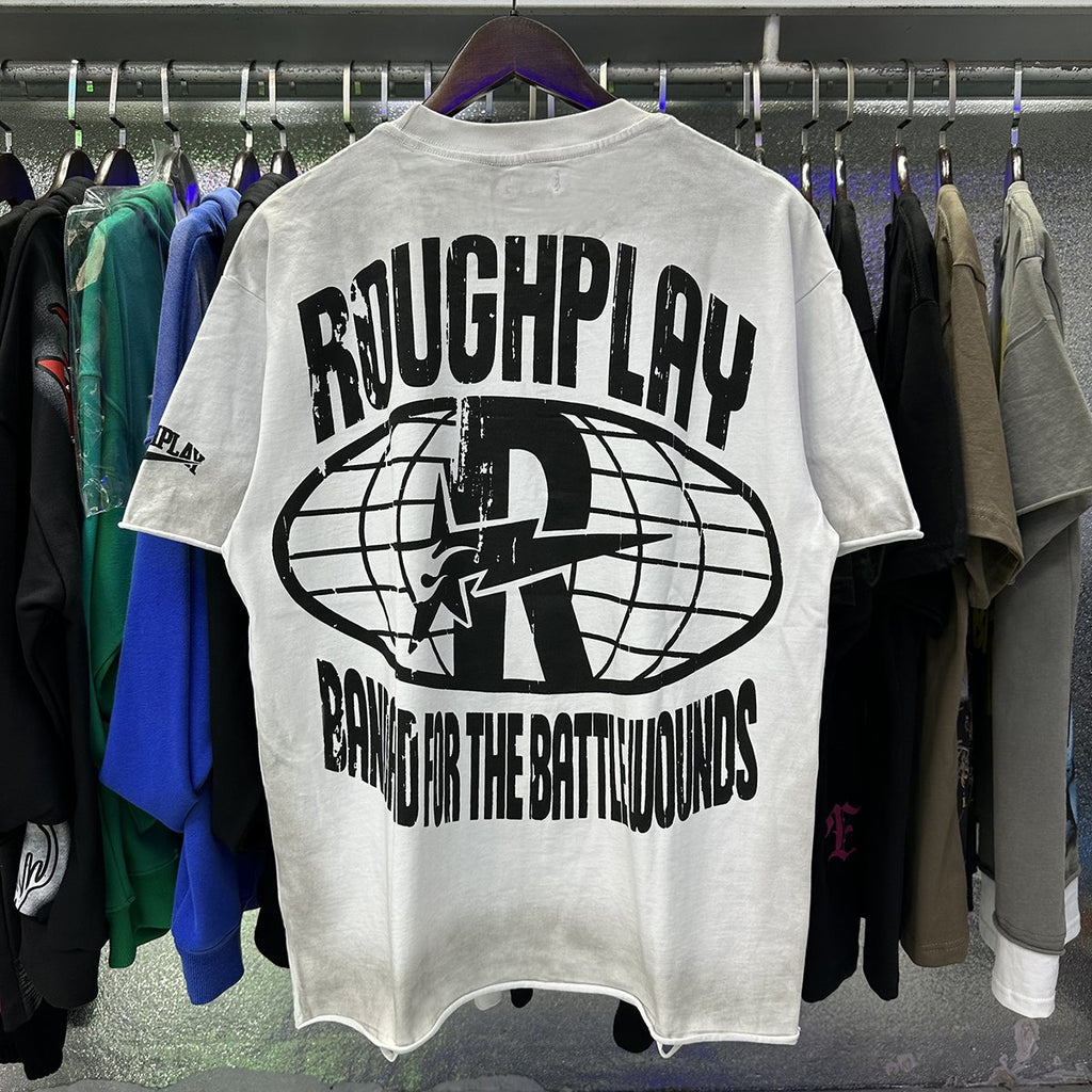 Rough Play Statue of Liberty Rhinestone Graphic T-Shirt ¡ª context