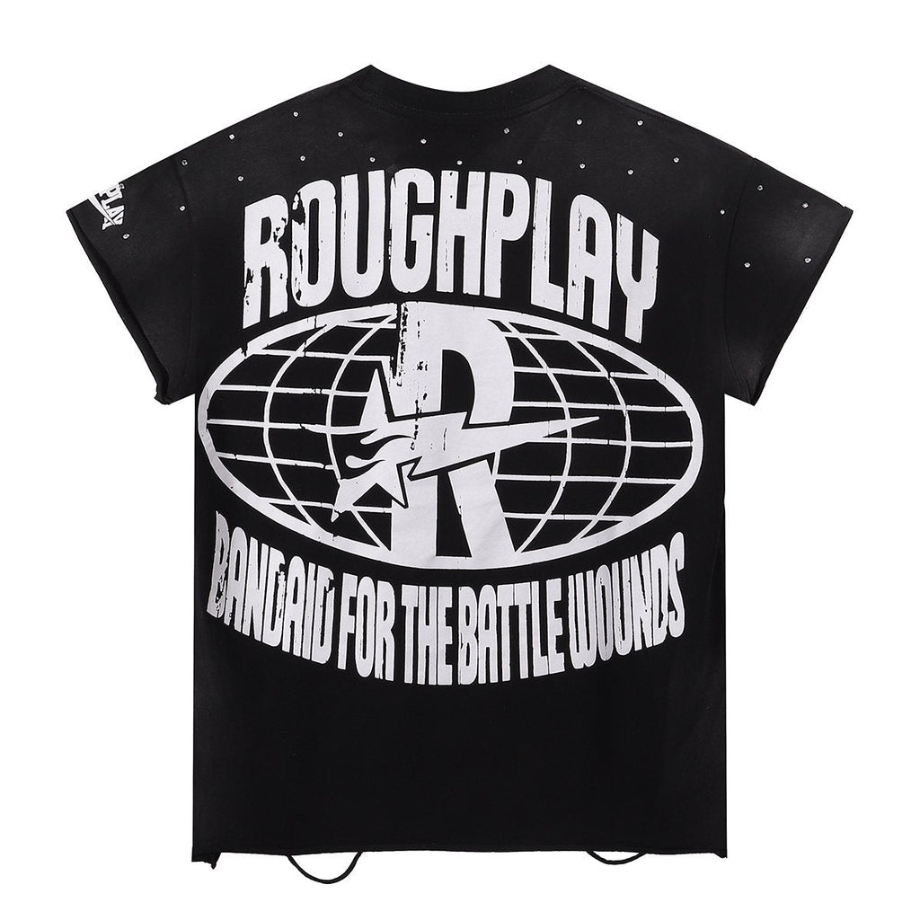 Rough Play Monster Graphic Washed T-Shirt ¡ª back