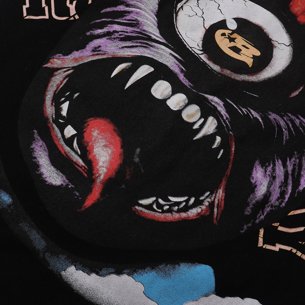 Rough Play Monster Graphic Washed T-Shirt ¡ª detail
